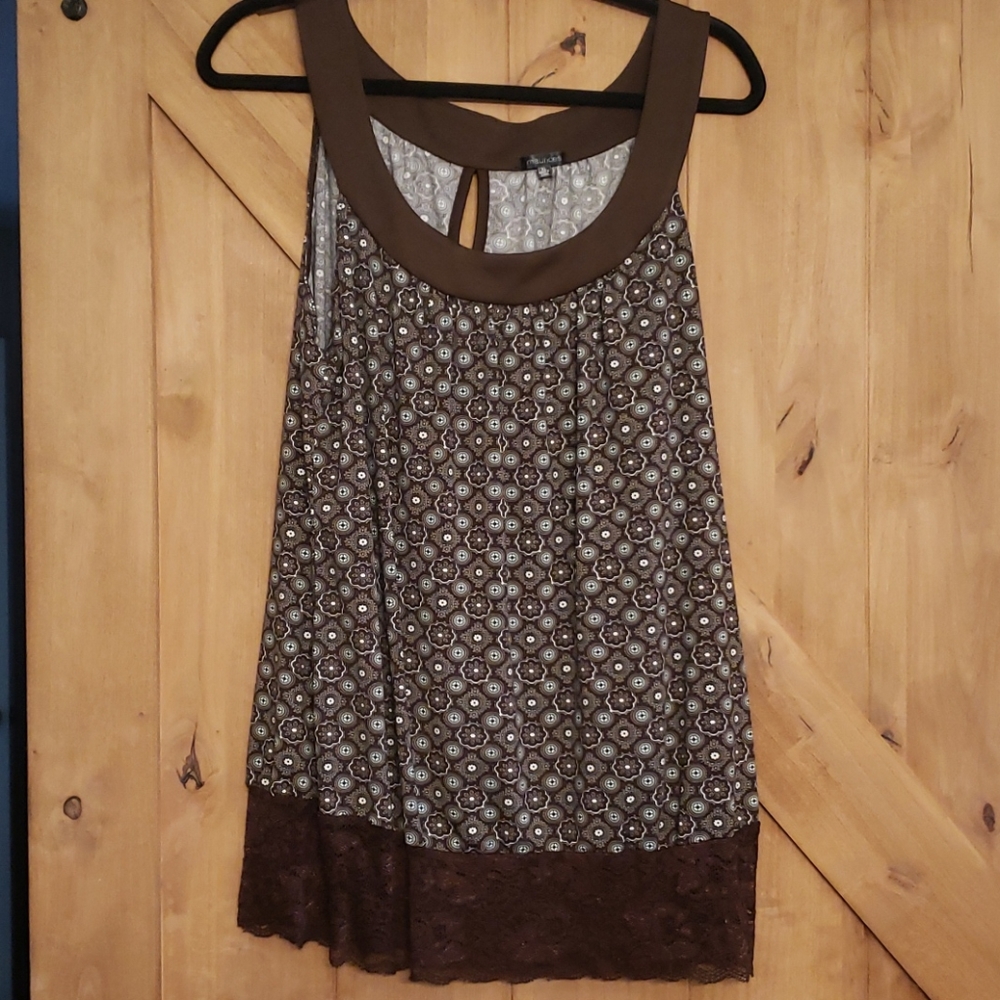 Brown Dress Top